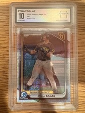 2024 Bowman Mega Box Ethan Salas Chrome #BCP-102 Variation Arena Club Graded 10