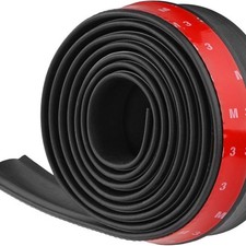 Car Front Bumper Spoiler Rubber Sticker Lip Splitter Body Skirt Protector, 2.5M/