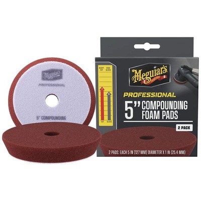 Meguiar's Professional 5'' Compounding Foam Pads *2-Pack [M5CFP2]