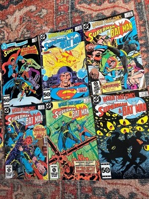 DC Comics World's Finest Comics and DC Comics Presents 6 Book Lot 1984-1985