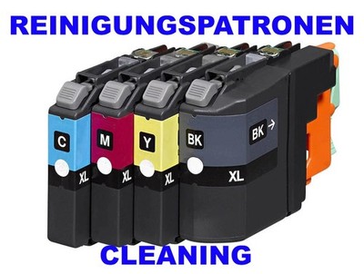 Reinigungspatronen Sets kompatibel für Brother LC121/123 LC221/223/3211/3213/