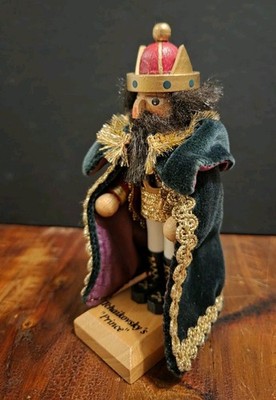 SIGNED Steinbach TCHAIKOVSKY'S ''PRINCE'' 5.5'' Mini Nutcracker 1997 Limited Ed.