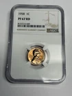 1958 NGC PF67 Red Lincoln Wheat Cent, U.S. GEM Proof RD Type Coin