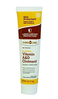 Thera|Care Vitamin A&D Ointment | Lanolin  Petrolatum | Long-lasting | yellow 