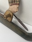 Early New England Folk Art Native American Indian Chief Canoe Whirligig — photo 9