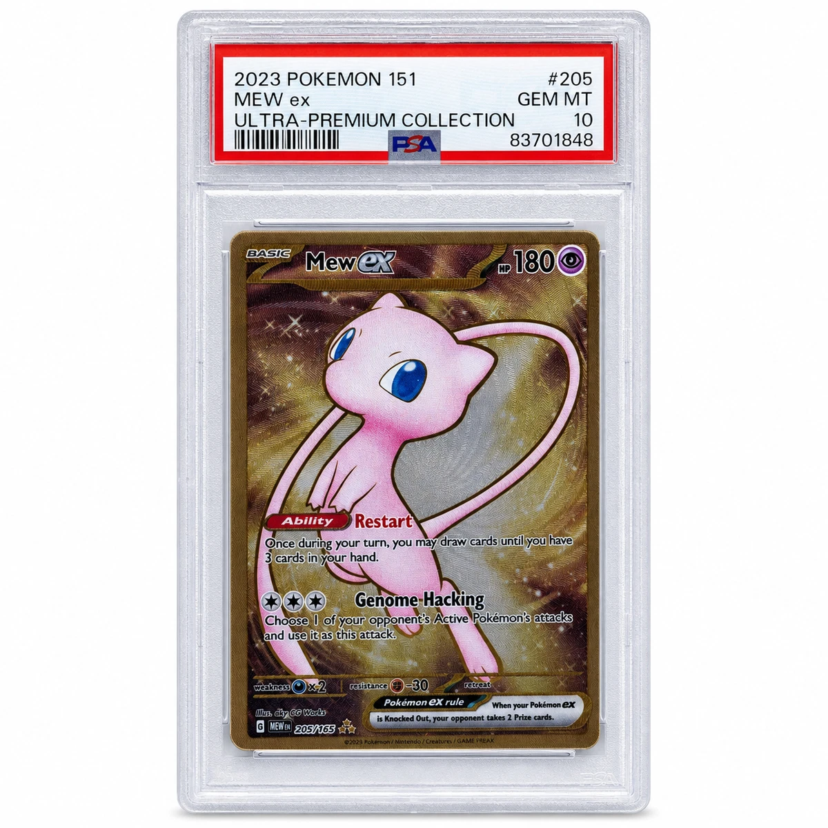Mew Pokémon TCG Professional Sports Authenticator (PSA) Grade 10