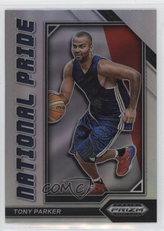 2023-24 Panini Prizm Draft Picks National Pride Tony Parker #14 HOF 15ej