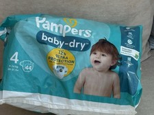 Pampers Baby-Dry Nappies Size 4. Quantity 18 Only. Now Outgrown
