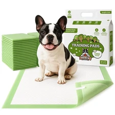 Pogi’s Dog Pads with Sticky Tabs – Large, Super Absorbent, Odor Blocking, 20-...