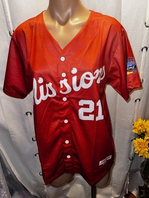 San Antonio Missions Jersey Mens M Orange Baseball #21 Roger Clemens