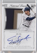 2015 Panini National Treasures Rookie Silhouette 28/99 Cory Spangenberg Auto 4o3