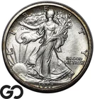 1917-S Walking Liberty Half Dollar, Seldom Seen This Nice, Choice BU++ Key Date!