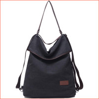 Schultertasche Rucksack Groß Vintage Damen UmhäNgetasche Anti-Diebstahl Alltag
