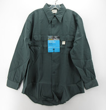 VINTAGE Big Mac Shirt Men Large Green JC Penney Rugged Twill 70s Uniform NEW