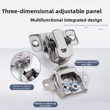 Spring Assist Hinge with Silent Hydraulic Buffer for Accurate Door Positioning