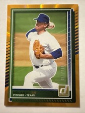 Nolan Ryan 2025 Panini Donruss Orange Laser Foil Variation SP #017/299 Rangers