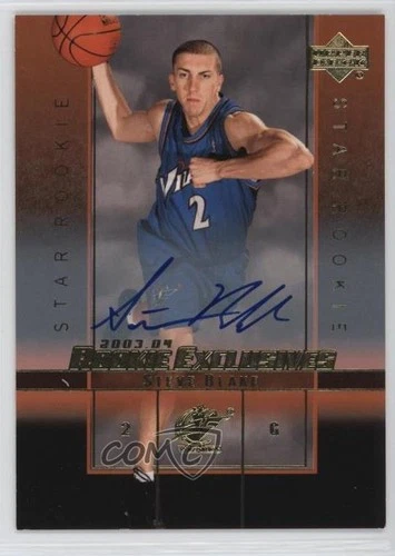 2003-04 Upper Deck Rookie Exclusives Star Steve Blake #A29 Auto 1gh7