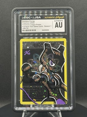    Mewtwo   Handgezeichnete Skizze von Jon Lo     CGC x JSA Authentic