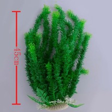 45cm Artificial Plastic Grass Aquarium Sea Weed Plant Fish Tank Ornament Decor
