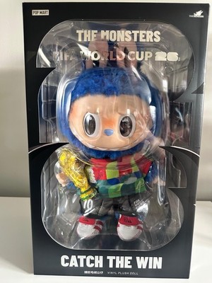 POPMART THE MONSTERS FIFA WORLD CUP ラブブ NEW Authentic Pop Mart The Monsters Labubu FIFA World Cup Catch