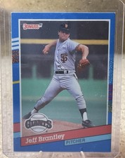 1991 Donruss Jeff Brantley VAR (Variation: “1990 Leaf, INC” On Back) # 319a