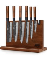 Messerset 7-Teilig Hoshanho Mit Magnetischem Messerblock, Kochmesser