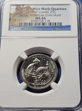 2019 W 25c Lowell West Point Quarter NGC MS 66 Massachusetts