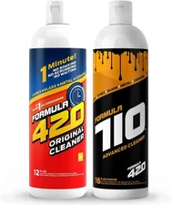 Formula 420 + 710 Cleaner Combo Pack – Glass Metal Ceramic Cleaning Solution Set