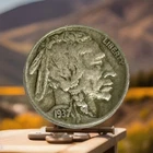 1937 D BUFFALO 🦬 NICKEL F/XF CONDITION NICE US 🇺🇸 COIN