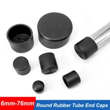 Tube End Caps Round Rubber Furniture Foot Table Feet Chair Leg End Caps 6mm-76mm