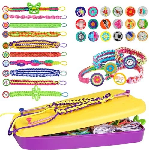 Friendship Bracelet Making Kit Toys, Ages 7 8 9 10 11 12 Year Old Girls  Gifts