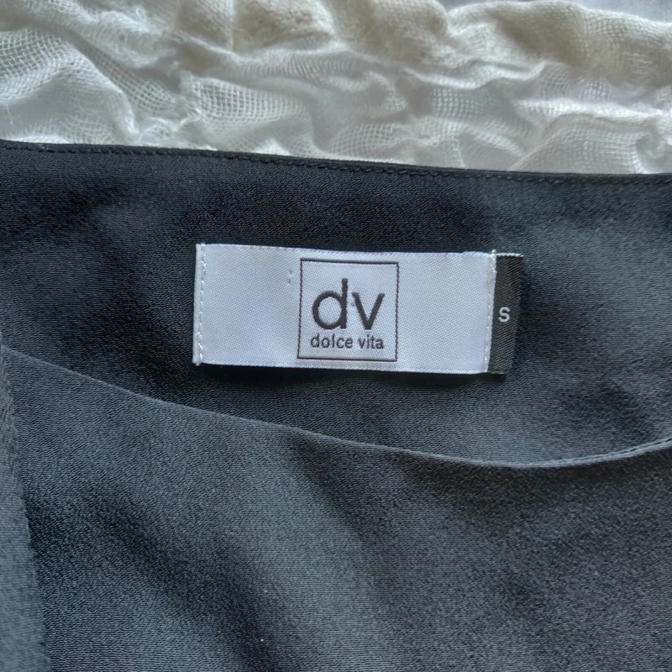 Dolce Vita Beaded Belt Black Strappy Shorts Romper S - Image 3 of 4