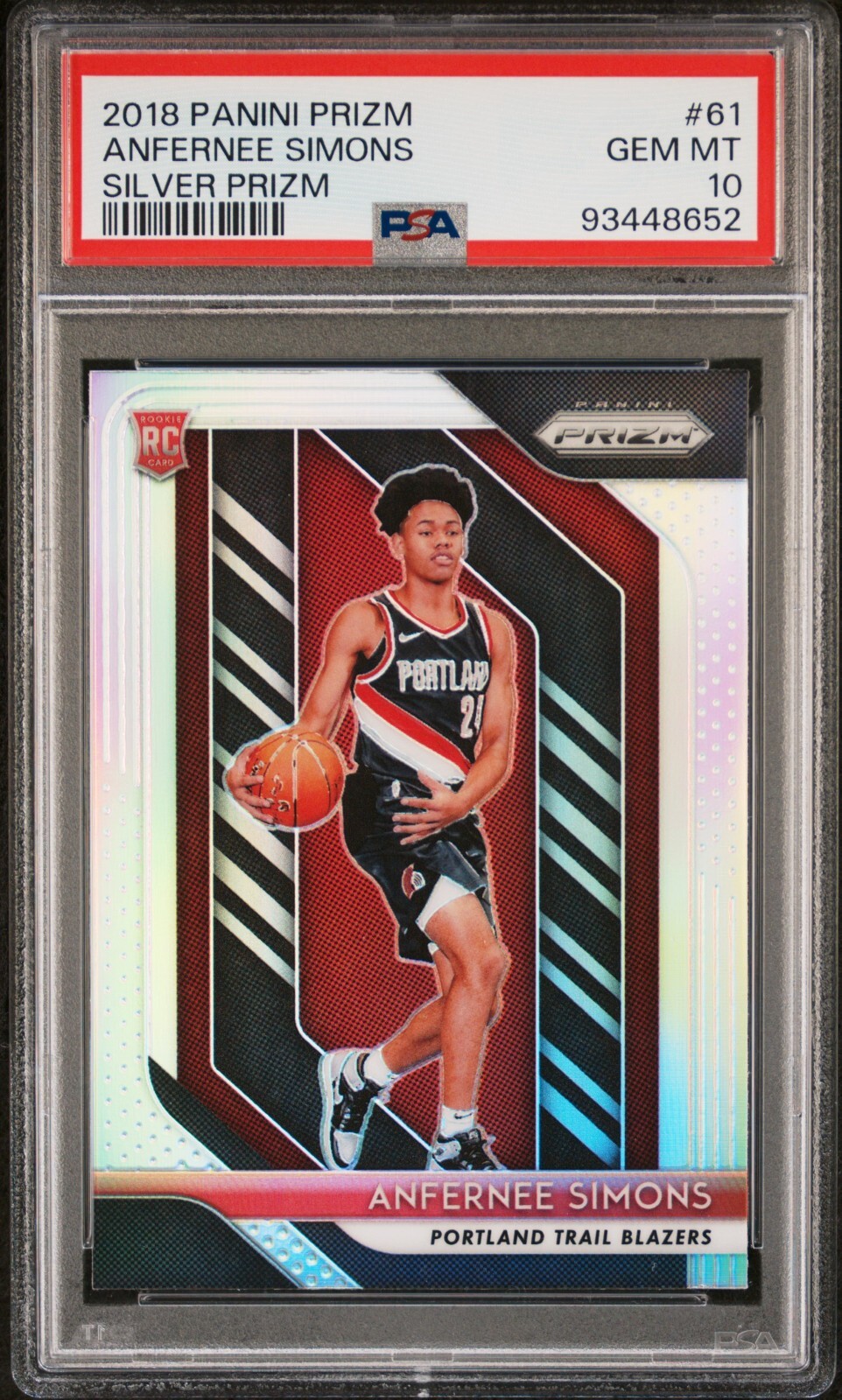 NBA カード Anfernee Simons RC 直筆サイン 2020-21 Chronicles Excalibur Basketball Anfernee Simons