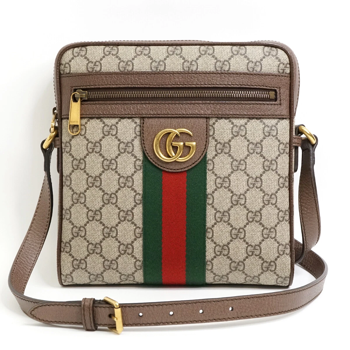 Gucci Ophidia Small GG Canvas Messenger Bag Beige 547926