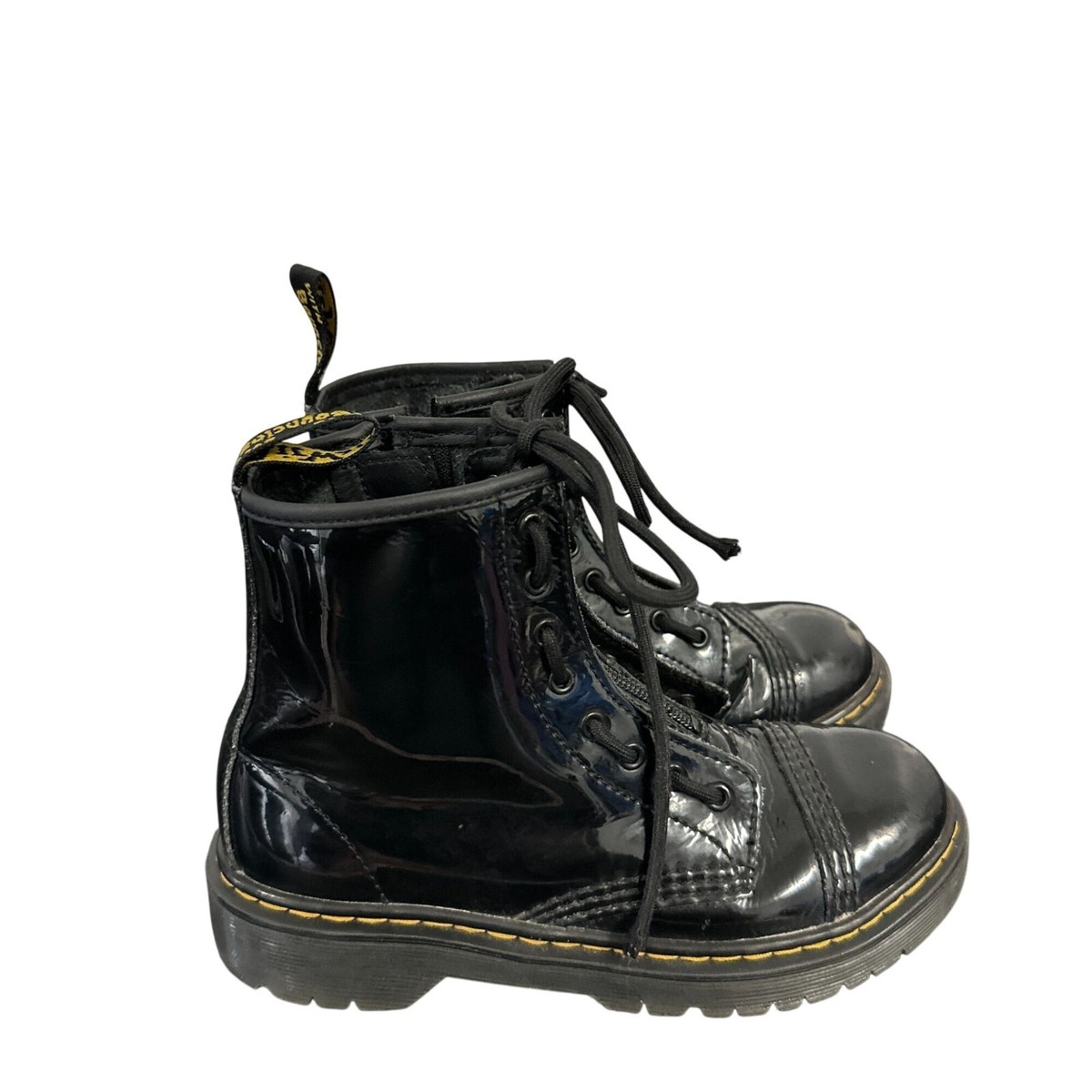 Black Patent Leather Dr Martens Kids Zwart Dr Doc Martens Girls