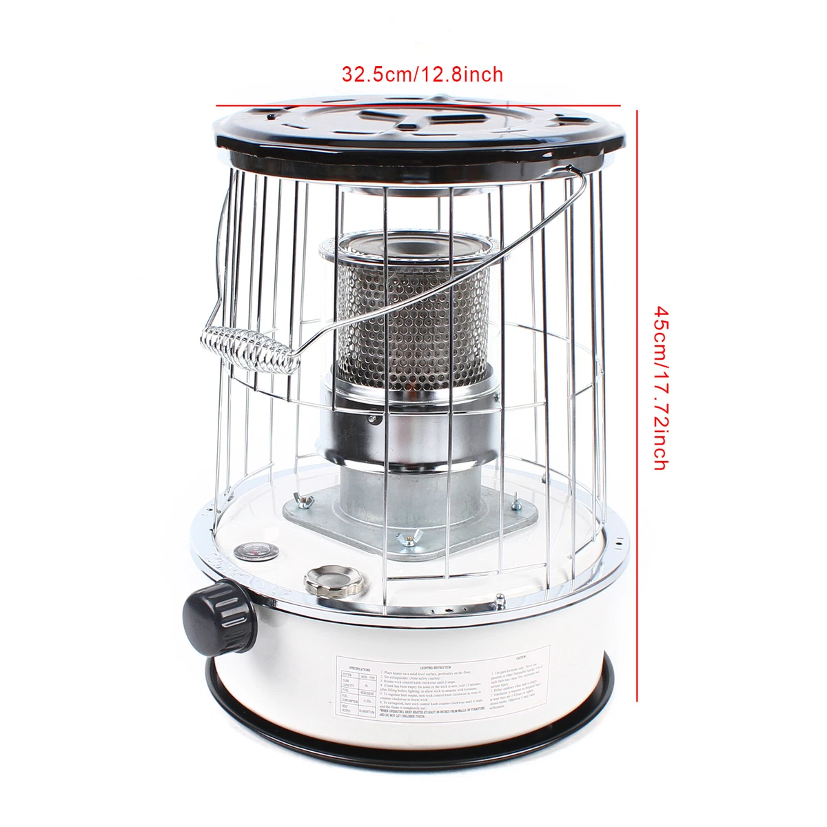 Indoor Camping Heating Stove Stainless Steel w/ Frame Portable Kerosene  Heater | eBay