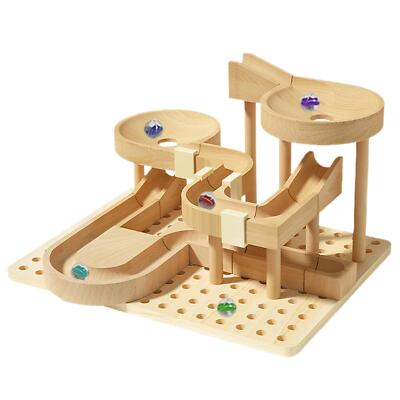 DIY Holzschiene Marmor Spielzeug Brainteaser für Urlaub Jugendliche Erwachsene Ornament