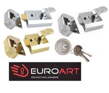 Security Night latch Available In Polished Chrome, Satin Nickle & Electro Brass