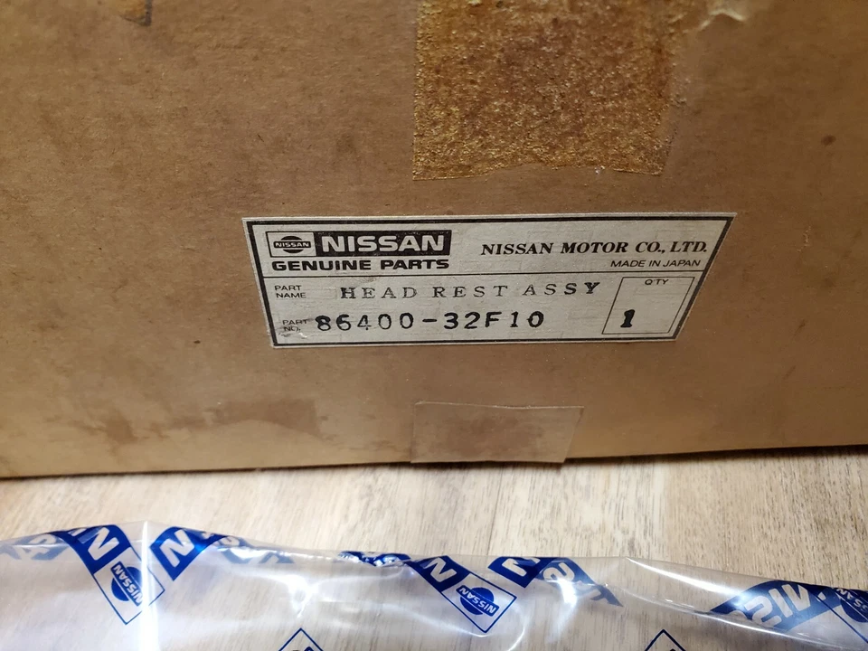 NUEVO COMO NUEVO 1988 1989 NISSAN 200SX REPOSACABEZAS ASIENTO DELANTERO 86400-32F10 IZQUIERDO O DERECHO Foto 3 de 4