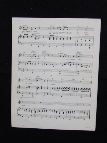 Applause 1970 Applause Lauren Bacall Sheet Music - Picture 3 of 3