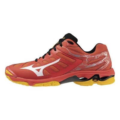 Mizuno Wave Voltage [V1GA216002] Men Volleyball Shoes Red/White