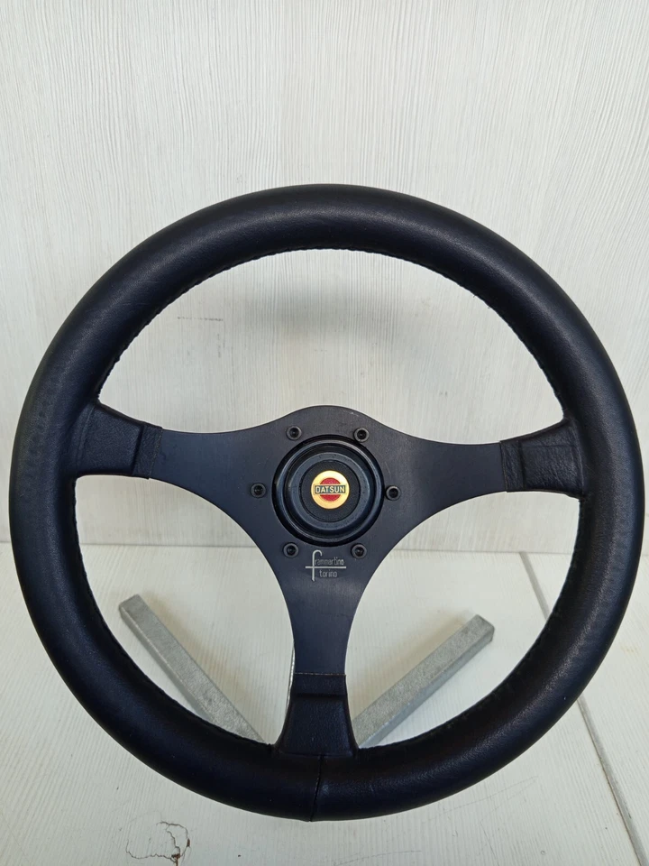 volante nuovo Frammartino Torino + mozzo E10 F10 Datsun 100 Cherry 120 Pulsar Foto 3 de 4