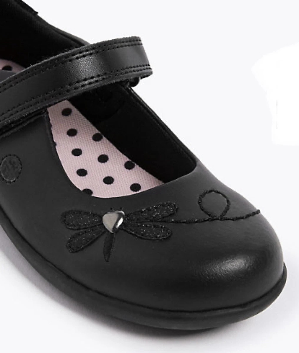 M S Girls School Shoes With Flashing Lights UK 9.5 eBay