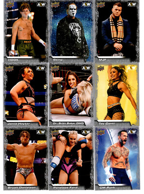 2022 Upper Deck AEW All-Elite Wrestling Singles Cards 1-100 Pick from list