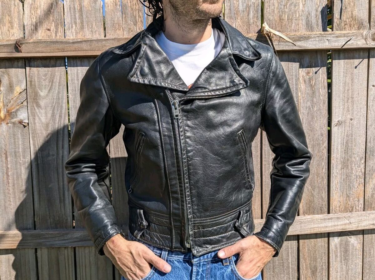 Vtg 60s 70s Schott Perfecto Motorcycle Jacket Model 621 Size Vtg 60s 70s Schott Perfecto Motorcycle Jacket Model 621 Size