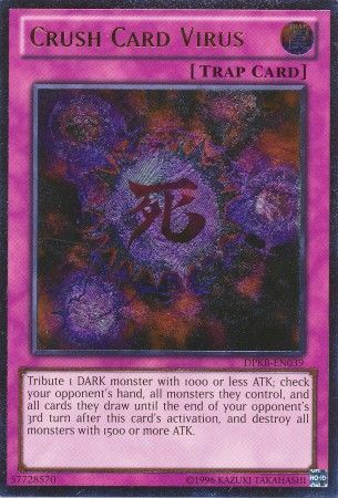 yugioh crush card virus ebay Amazon.com: YU-GI-OH! - (PGL2-EN070) - Premium Gold: Return of The Bling - 1st Edition Crush Card Virus Yu-Gi-Oh! TCG