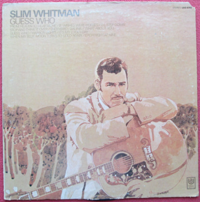 Slim Whitman / Guess Who LP Vinyl From Heaven To Heartache / Harbor Lights uvm