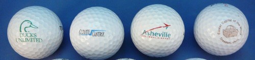 8 LOGO ADVERTISEMENT GOLF BALLS, DUCKS UNLIMITED, MOTOROLA, BASKET CAPITAL, MORE - Picture 2 of 3