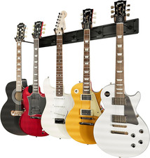 Guitar Wall Rack - Multi-Guitar Mount with Padded Hangers, Made in USA Guitar Wall Rack - Multi-Guitar Mount with Padded Hangers, Made in USA