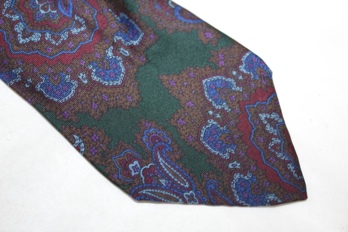 R. HARBRIDGE Silk tie Made in Italy F48554 | eBay